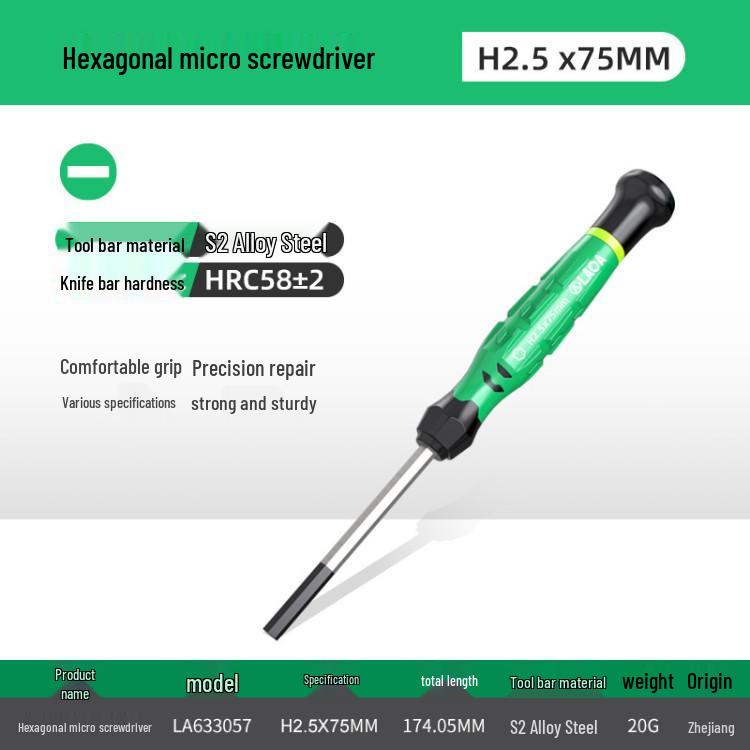 Rotating Color Ring Precision Mini Screwdriver for Mobile, Clock, Watch, Tablet Repair