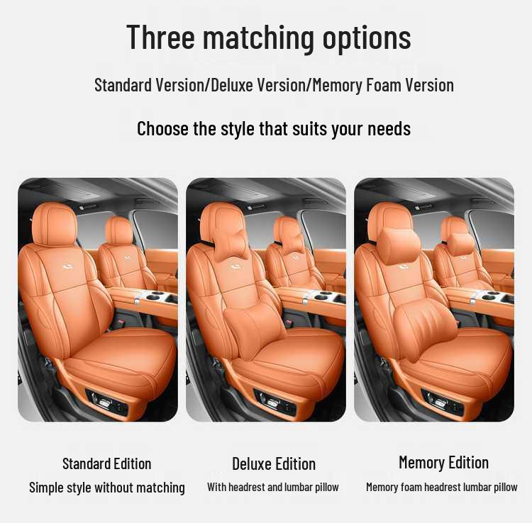 Universal Leather Car Seat Cover for Ideal L8 Cushions (25-26 Models, All-Season)