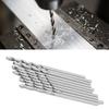 10pcs High-Speed Steel Twist Drill Bits 1.3mm Diameter Micro Drill Bits  For Jewelry Making