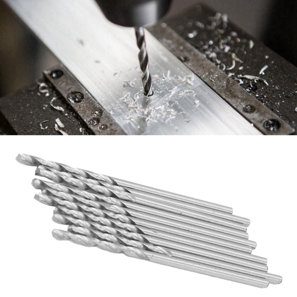 10pcs High-Speed Steel Twist Drill Bits 1.3mm Diameter Micro Drill Bits For Jewelry Making