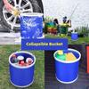 9L/11L/13L Collapsible Camping Fishing Bucket Waterproof Oxford Fabric Material Outdoor Vehicle Folding Bucket