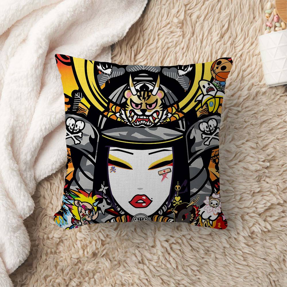 Japonia Anime T-Tokidokis Poszewka na Poduszkę Design Poszewka na Poduszkę Dekoracja Świąteczna Dekorati