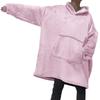 Unisex Winter Fleece Robe - Thick, Warm, Outdoor & Home Mid-Length for Couples