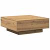 Coffee Table Artisan Oak 80 X 80 X 31 Cm