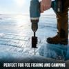 Ice Anchor Power Drill Adapter with Sleeve Ice Auger Adapter Shaft for Setting Up Ice Fishing Shelter Tent Tent Peg Drilling