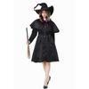 New Halloween Adult Women's Clothes Witch Wizard Dress Set Stage Performance Costumes