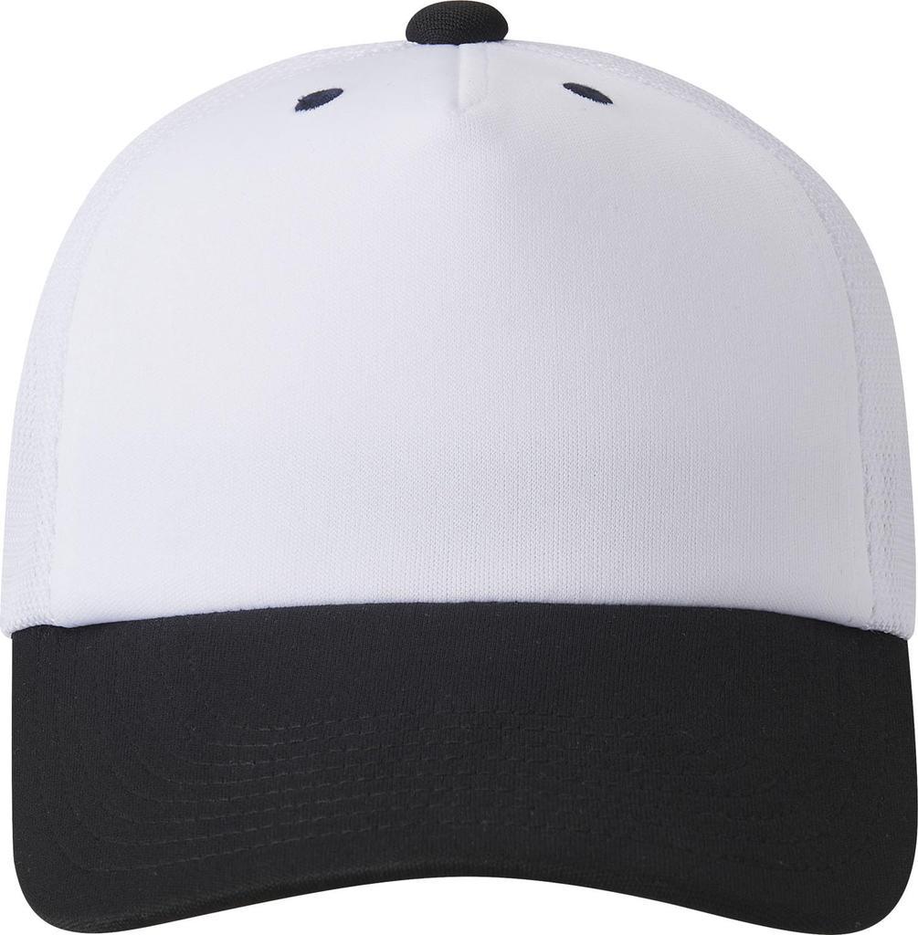 DESCENTE Front Panel Cap Size L Men's DB5SCP02M, White/Black,