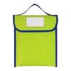 File Bag with Clear Label Window School Book Bag Portable Document Folder