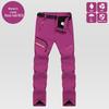 Men's and Women's Winter Fleece-Lined Windproof Pants: Warm, Thickened Softshell for Outdoor Wear, Available In Plus Sizes