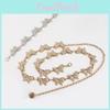Fashionable Butterfly Design Waist Chain With Rhinestone Decoration For Women Summer Dress Accessories