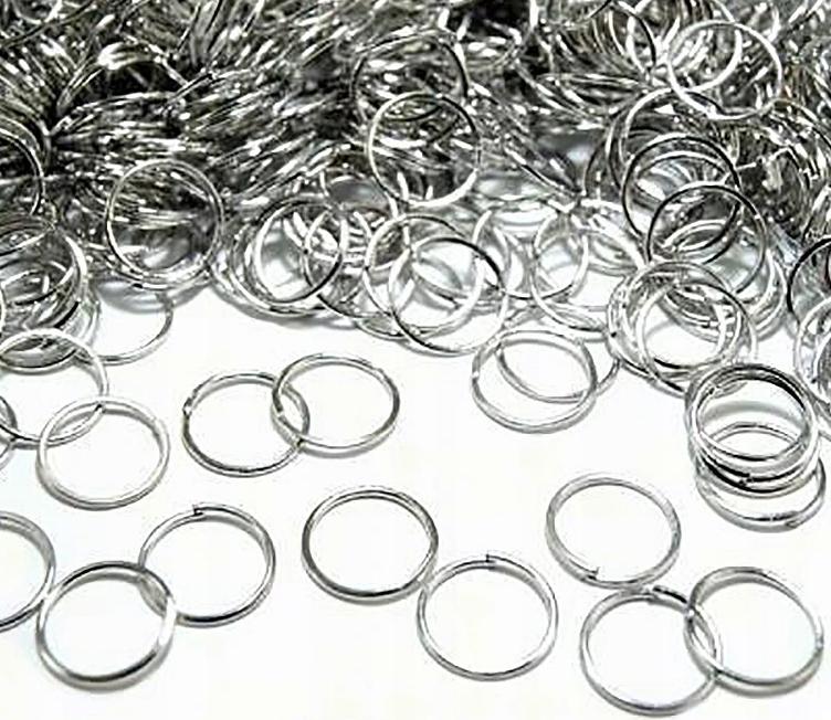 Ogniwko Łączące Kółeczka Kółka Montażowe Do Biżuterii Platynowe 8Mm 10G