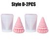 1-4PCS Christmas Tree Aroma Candle Silicone Mold DIY Plaster Wax Craft Holiday Decorations Handmade Supplies Making Kits