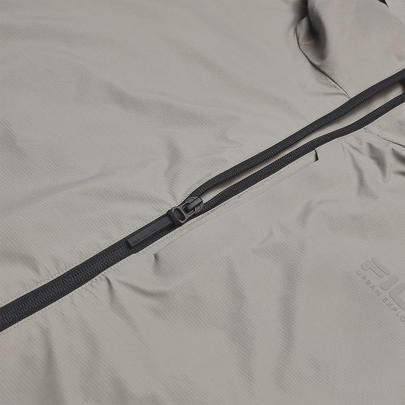 Fila Explorer Urban Athletics Series Windproof Warm Comfortable Outdoor Loose Hooded Windbreaker Men Outerwear A11M538704F-DK