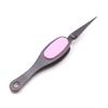 Stainless Steel Reverse Tweezers for Nail Art, Gel Polish, Crystal Nails, and DIY Extensions