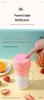 USB Rechargeable Portable Juicer Cup with Six-Leaf Blade for Travel & Outdoor Use