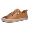 Spring new Baita men's tide breathable cowhide men's casual leather shoes driving a pedal Doudou shoes