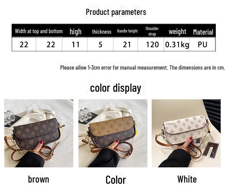 2024 Trendy Damen Schulter- und Messenger Bag: Modischer Druck mit High-End-Design