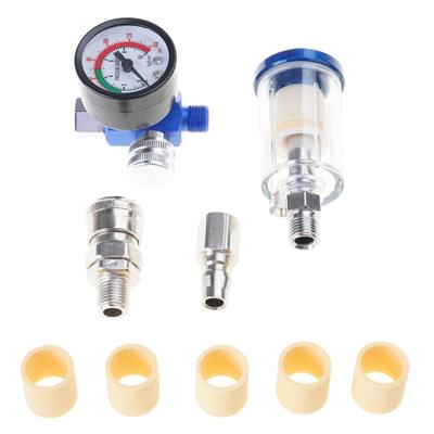 Sprays Guns Air Regulator Gauges In-line Oil Water Trap Filter Separators Adapter Pneumatic Tool For Airbrush Accessories