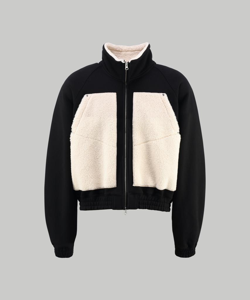 Einpflanzin Grizzly Setup Sweat Zip-Up Jacket (Black/Ivory)