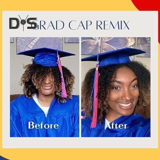 1/2/3 ks Promoce Čelenka Plastová Opakovaně použitelná Čepice Mix Snadná Montáž Nastavitelné Uzamykací Body Klobouk na Promoci Doplněk