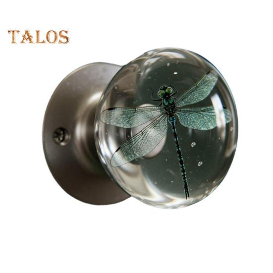 Decorative Door Handle High Durability Simple Installation Nature-Inspired Transparent Doorknob Cabinet Pull