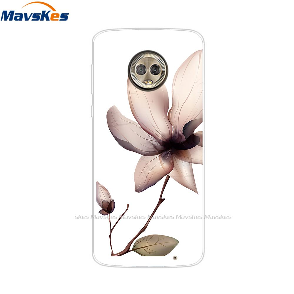Silicon Case For Moto G6 Plus Case Full Protection Soft Tpu Back Cover On For Motorola MotoG6 G6 Play Bumper Phone Shell Coque