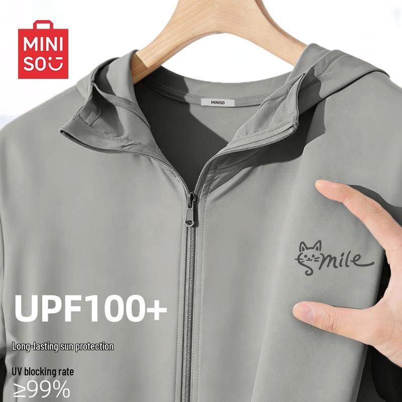 MINISO Men s Hooded UPF100+ Sun Protection Jacket 5XL