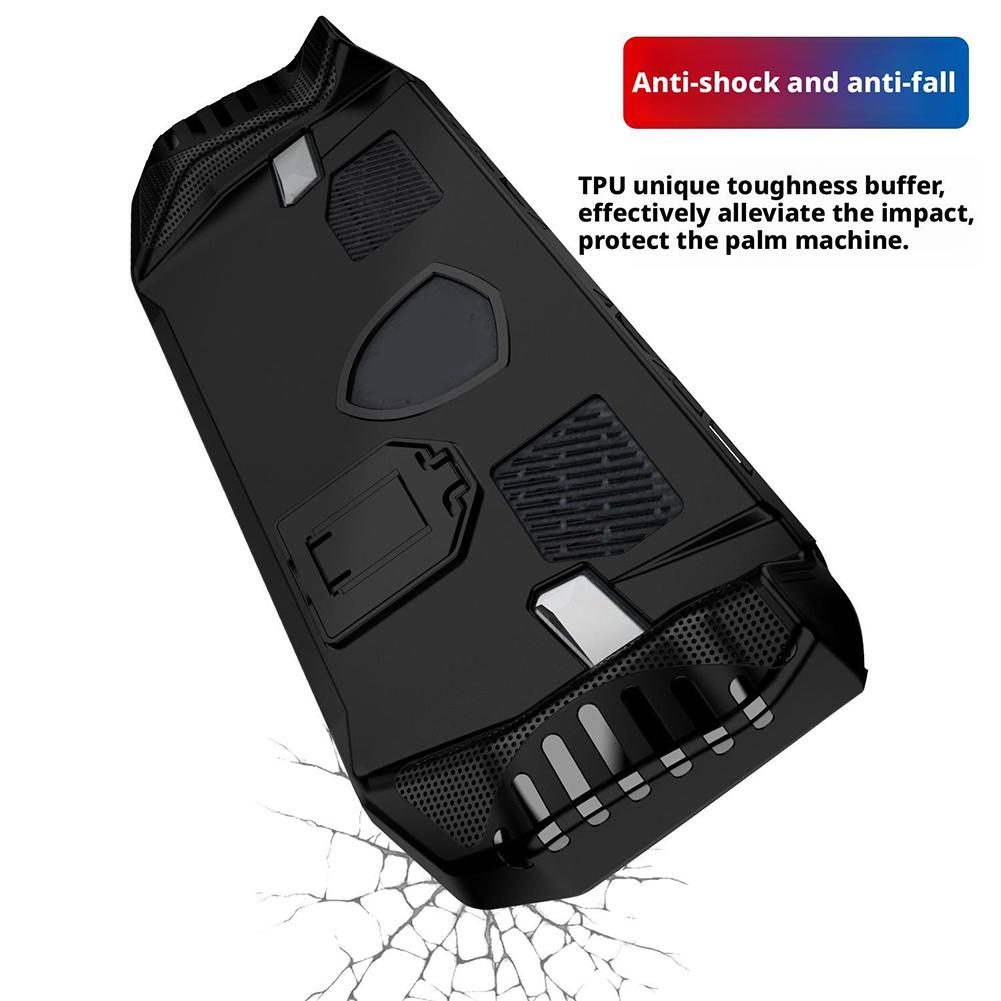 TPU Case Fit For MSI CLAW 8 Ryzen Edition 2025 Protective Cover With Bracket Shockproof Back Cover Anti-Scratch Game Accessories