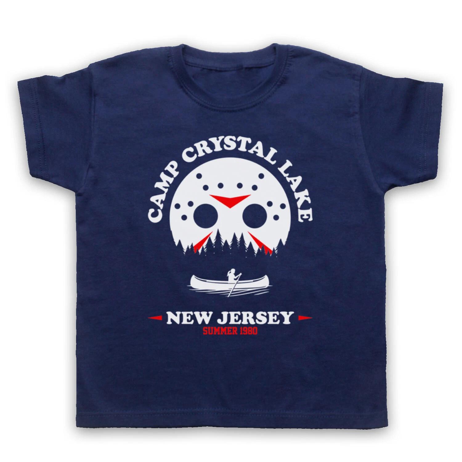 FRIDAY THE 13TH CAMP CRYSTAL LAKE 1980 JASON VOORHEES KIDS CHILDS T-shirt 130
