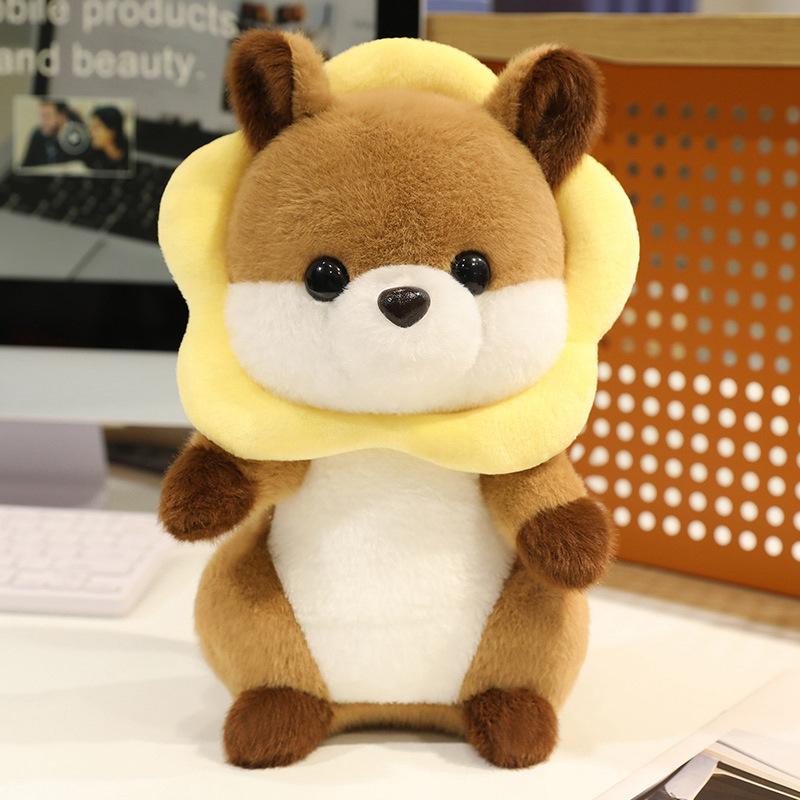 Urocza i urocza przemiana w pluszową zabawkę lalkę świstaka lalka świstaka lalka dziecięca prezent urodzinowy