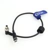 Eonvic Blokujący x Kabel zasilający DC na PD 12V do monitora Atomos Ninja V Złącze kątowe DC 5.5 2.1mm USB-C (50CM, Kabel)
