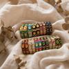 1.4cm Enamel Bracelet Widen Faux Cat‑Eye Enamel Bangle Handicraft Enamel Bangle  Jewelry Gifts