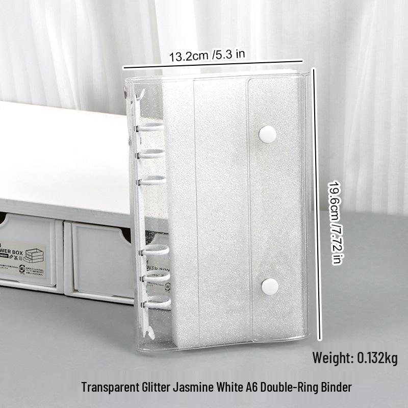 M5 Transparent PVC Binder Cover for A6/A7 Photocards & Stickers