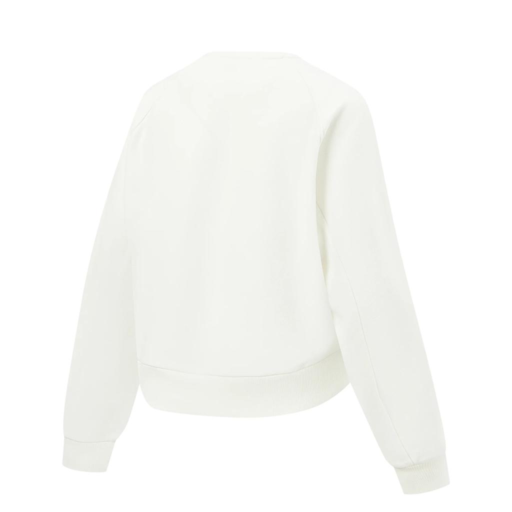 Li Ning Plain Versatile Simple Loose Sweatshirt Women Tops AWDVD70-1