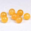 Natural Citrine & Frosted Fluorite Beads for DIY Jewelry - Yellow Rabbit Hair Color, Round Loose Beads for Accessories