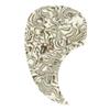 Guitar Pickguard Light Colored Shell Color Anti Scratch Decorative Acoustic Guitar Guard 128mm