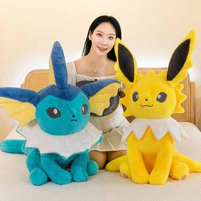 Großes Haustier Pokemon Rayebu und Wasser Eevee Plüschtiere Eevee Sitzende Plüschtiere Puppenspielzeug Kinderpuppen