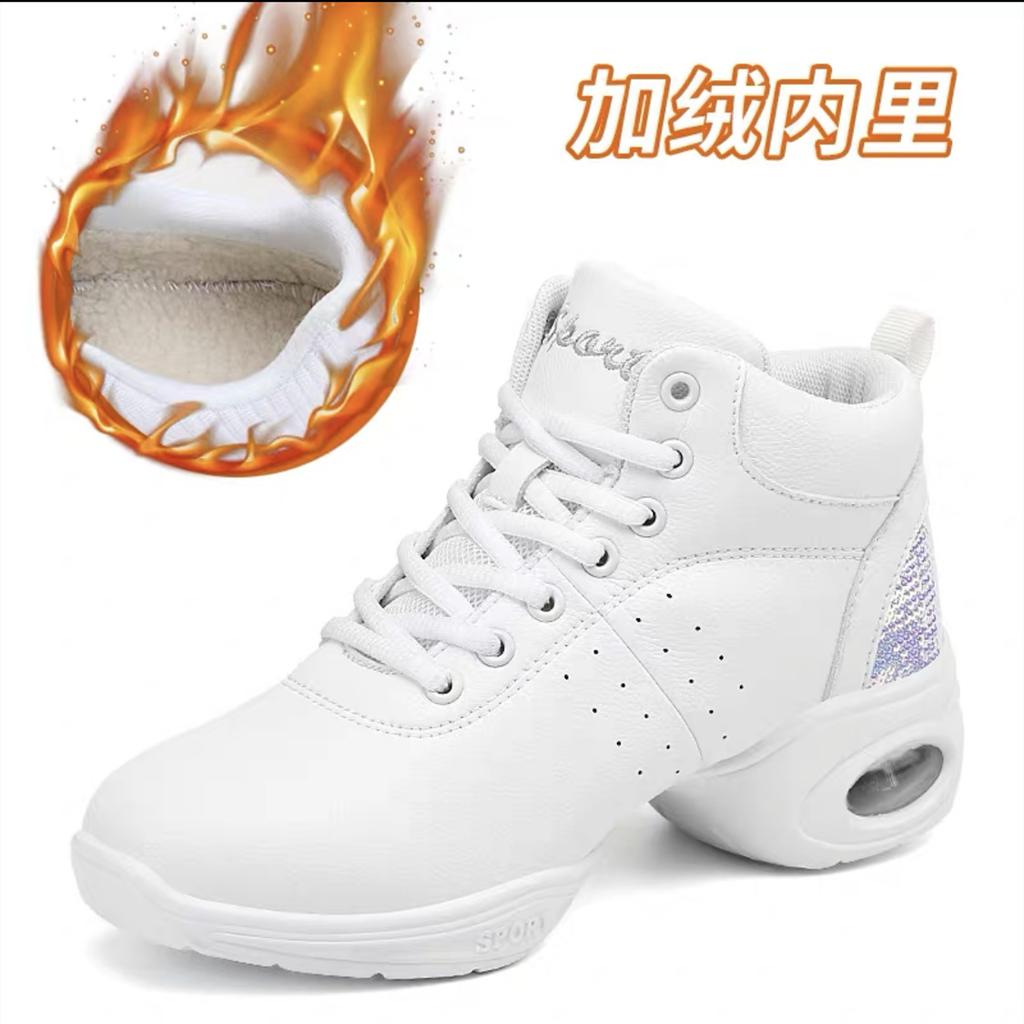 Fashion Dance Sneakers for Women Split Sole Lace-up Sneakers Heighten Platform Non-Slip Sneakers Jazz Zapatillas De Ballet