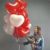 20 Pièces Ballons en Forme de Cœur Rouge Rose Noir Ballon en Latex pour Décoration DIY Saint-Valentin Fiançailles Mariage Fête Anniversaire
