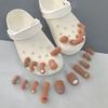 10pcs 3D Funny Toe Shoe Charms for Clogs, Detachable Creative DIY Rubber Shoe Decorations, Novelty Croc Accessories