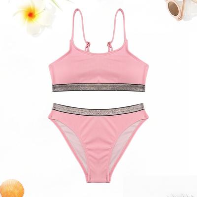 Mädchen Einteiler Badeanzug Bademode Tankini Set Bademode Zweiteiliger Badeanzug Bademode Tankini Oberteil und Slip Bademode für den Sommer