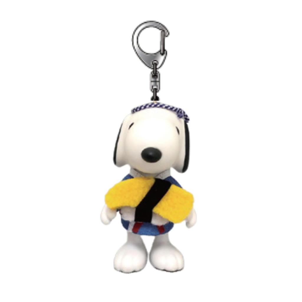 Ushikubo Kogeisha Snoopy JAPAN Series Costume Keychain - Sushi Egg - Approx. Height 60 x Width 33 x Face Length 42mm - SN-275