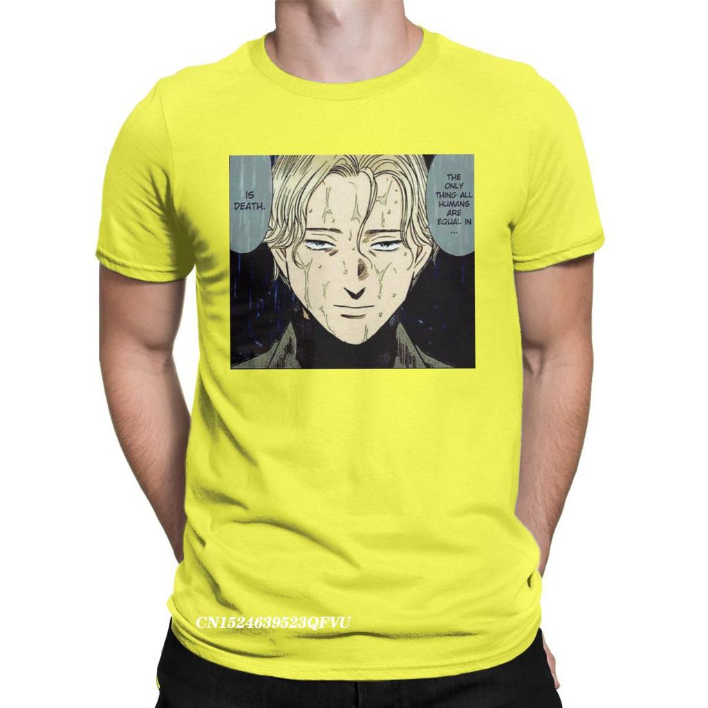 Monster Johann Naoki Urasawa T-Shirts For Men Cool Cotton Tees Round Collar Harajuku Tshirt New Arrival Clothing