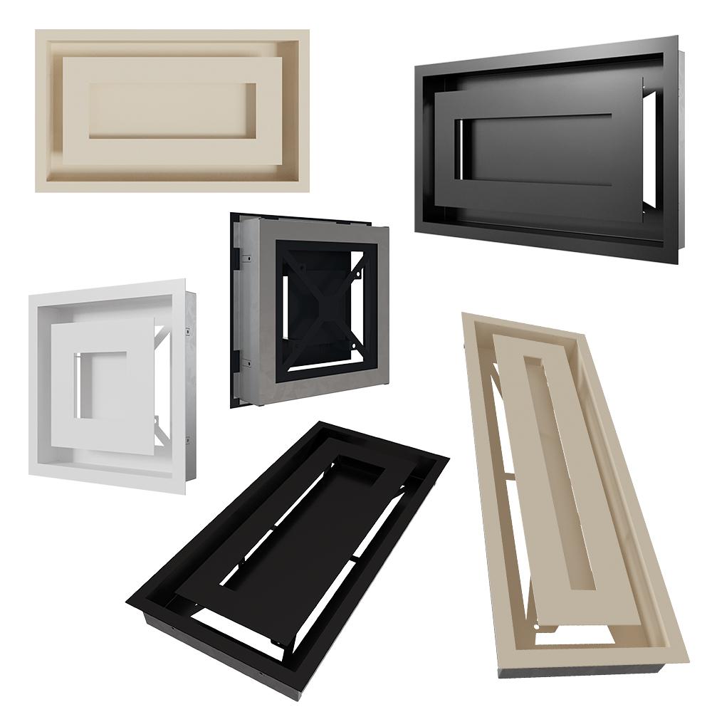 Vent Cover WIND 22x22 Graphite