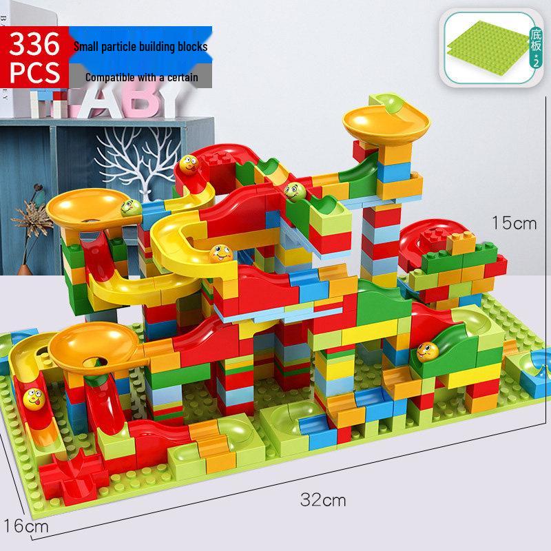 Children's Building Block Table: Educational Ball Track Puzzle Toy for Ages 3-6