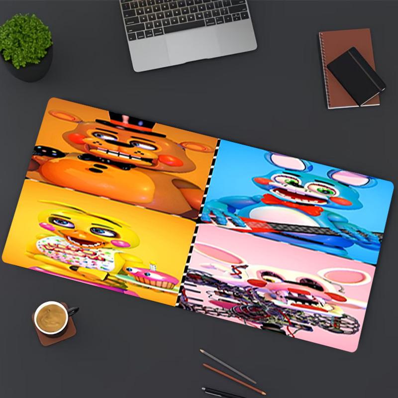 Ποντικοουαλί Five Nights at Freddy's, για Πληκτρολόγιο Pad Laptop PC Mat για Γραφείο Οικιακή Χρήση, Διακόσμηση Γραφείου, Τέλειο Δώρο Γενεθλίων για Παίκτες