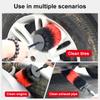 SEAMETAL Car Wheel Tire Brush 360 Degree Bendable Scrub Cleaner Duster Car Tyre Cleaning Detailing Brushes Car Cleaning Tools