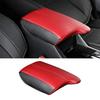 For Honda Accord 2014-2017 Black&Red Leather PU Console Armrest Box Trim Holster