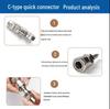 8mm Pneumatická rychlospojka typu C Sada pro vzduchové nářadí