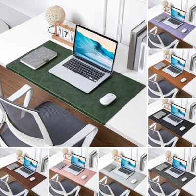 Großes Schreibtischunterlage aus Kunstleder, Wasserdichte Erweiterte Gaming-Mauspad Schreibtischschutz, Rutschfeste Tastatur-Mauspad Schreibunterlage für Büro Zuhause